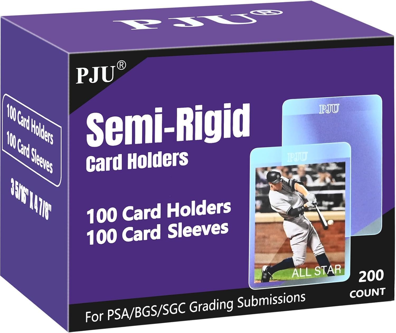 PJU Semi-Rigid Graded Card Combo